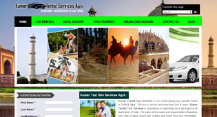 car rental services agra - - khushi web solution