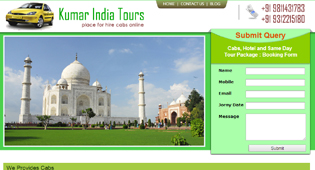 cab booking delhi - khushi web solution