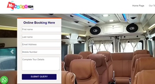 my happy tour - tempo traveller hire in gujarat - khushi web solution