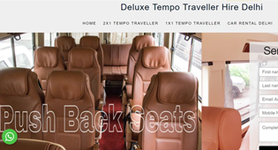 tempo traveller hire delhi - khushi web solution